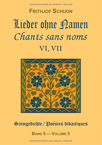 Poésies didactiques, tome 5 : Chants sans noms VI, VII (Collections I, II, III) (Paperback)