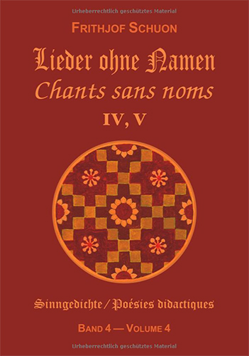 Chants sans noms IV, V : Poésies didactiques, volume 4 (bilingual German/French) (Paperback)