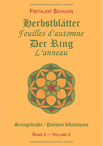 Poésies didactiques, tome 2 : Feuilles d'automne - L'Anneau (bilingual edition French/German) (Paperback)