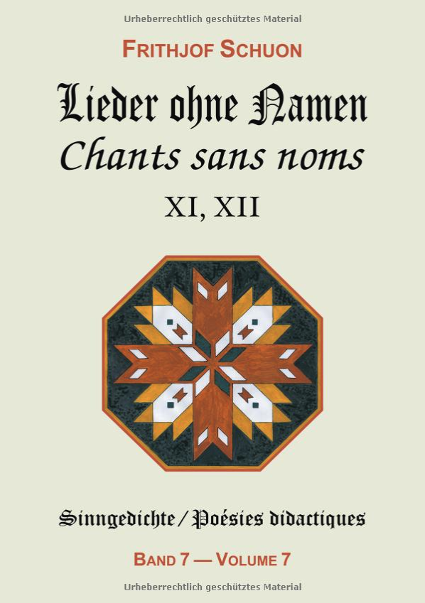 Lieder ohne Namen - Chants sans noms, XI, XII : Poésies didactiques, tome 7 (bilingual edition) (paperback)