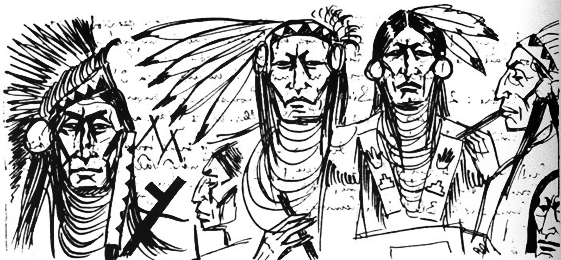 American Indian Sketch - 3