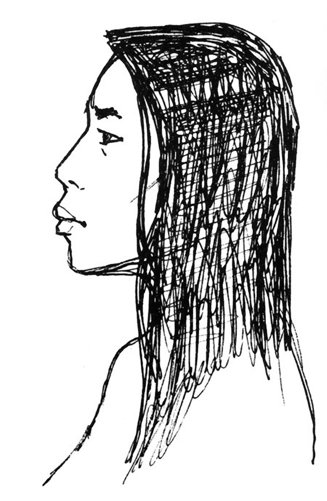 Sketch of American Indian Woman