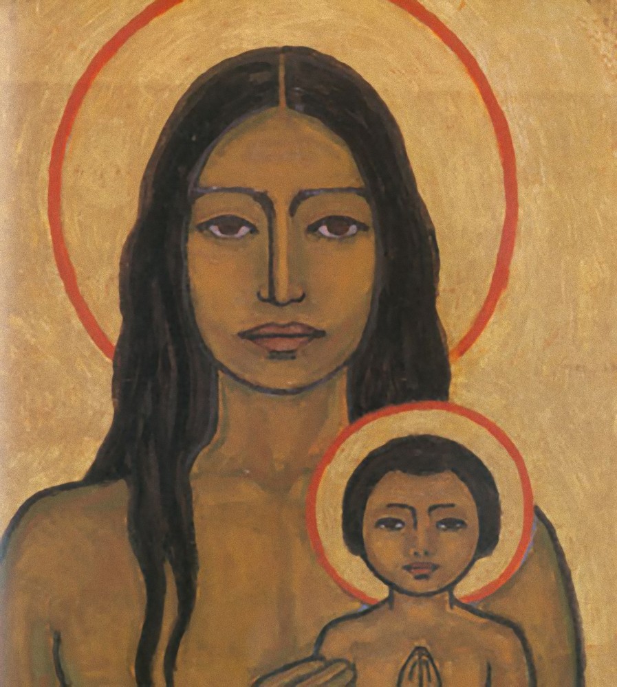 Study of Virgin with Child - 1